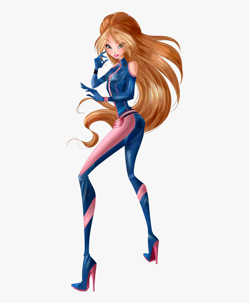 World Of Winx Flora In Spy Outfit Png Picture - Winx Club Flora World Of Winx, Transparent Png, Free Download