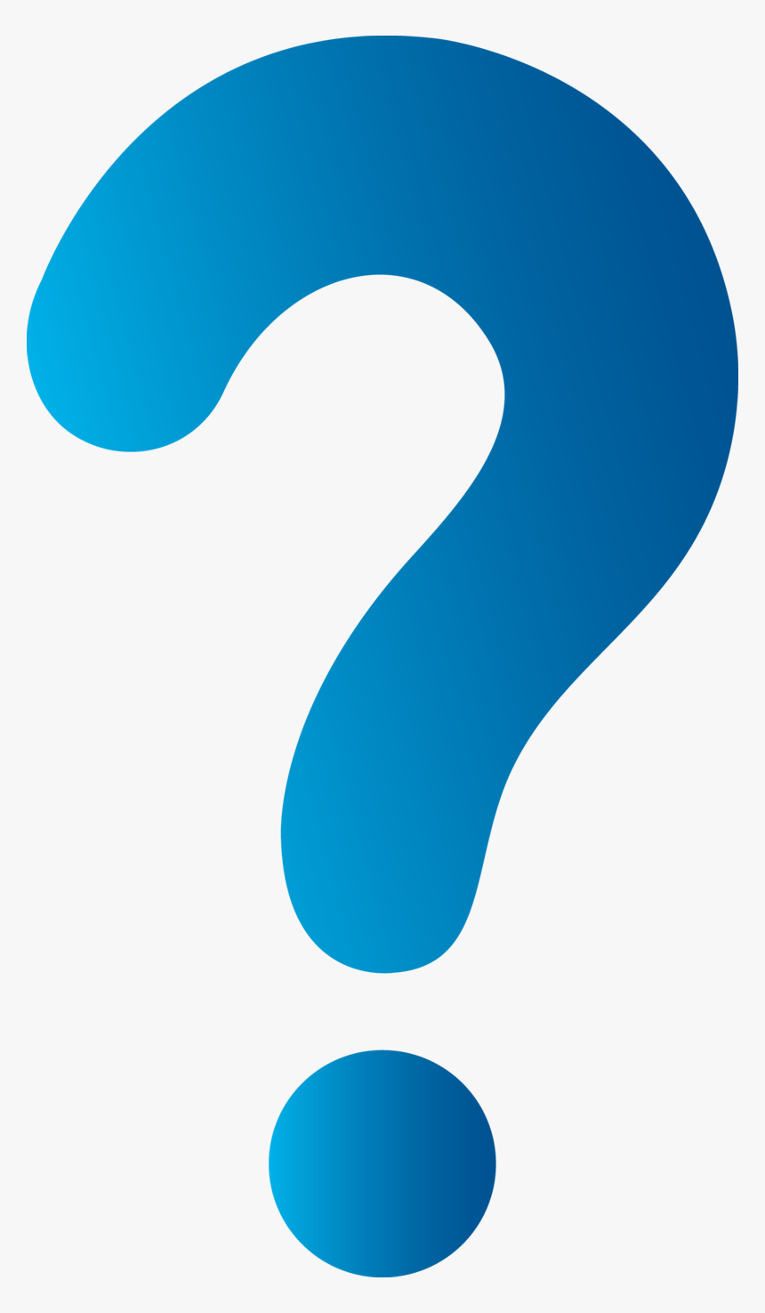 Background Question Mark Transparent - Blue Question Mark Png, Png Download, Free Download