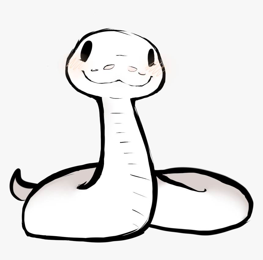 Snake Drawing Cuteness Art Sketch - Cute Drawings Of Snakes, HD Png Download, Free Download