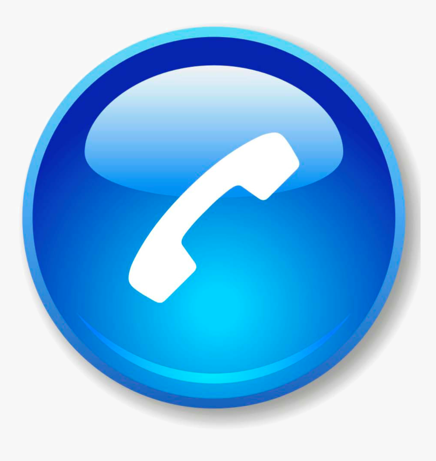 Blue Phone Icon Png, Transparent Png, Free Download