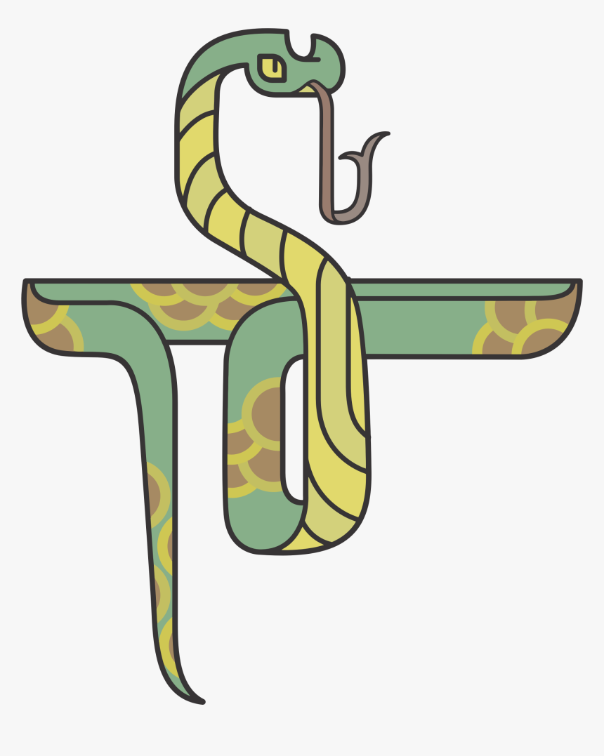 Cartoon Snake Png - Snake Bearer, Transparent Png, Free Download