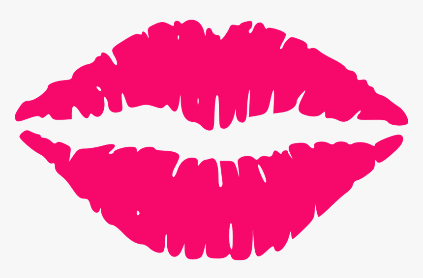 Lips, Kiss, Print, Pink, Alluring, Love, Letter - Pink Lips Clipart, HD Png Download, Free Download