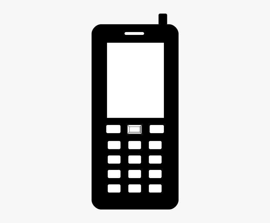 Phone, Icon, Symbol, The Button, Icons, White - Symbol For Mobile Phone, HD Png Download, Free Download