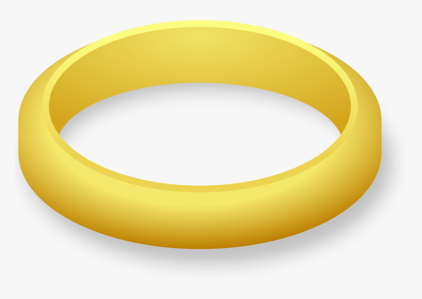 This Free Clip Arts Design Of Wedding Ring - Gold Ring Clipart, HD Png Download, Free Download