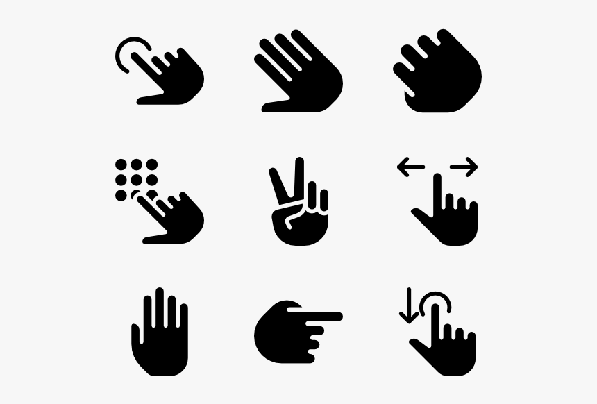 Touch Gestures - Underwater Diving, HD Png Download, Free Download