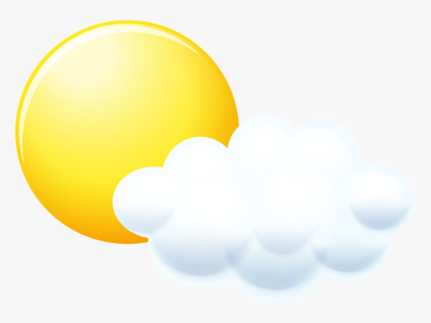Clouds Png Sun - Sun And Clouds Transparent, Png Download, Free Download