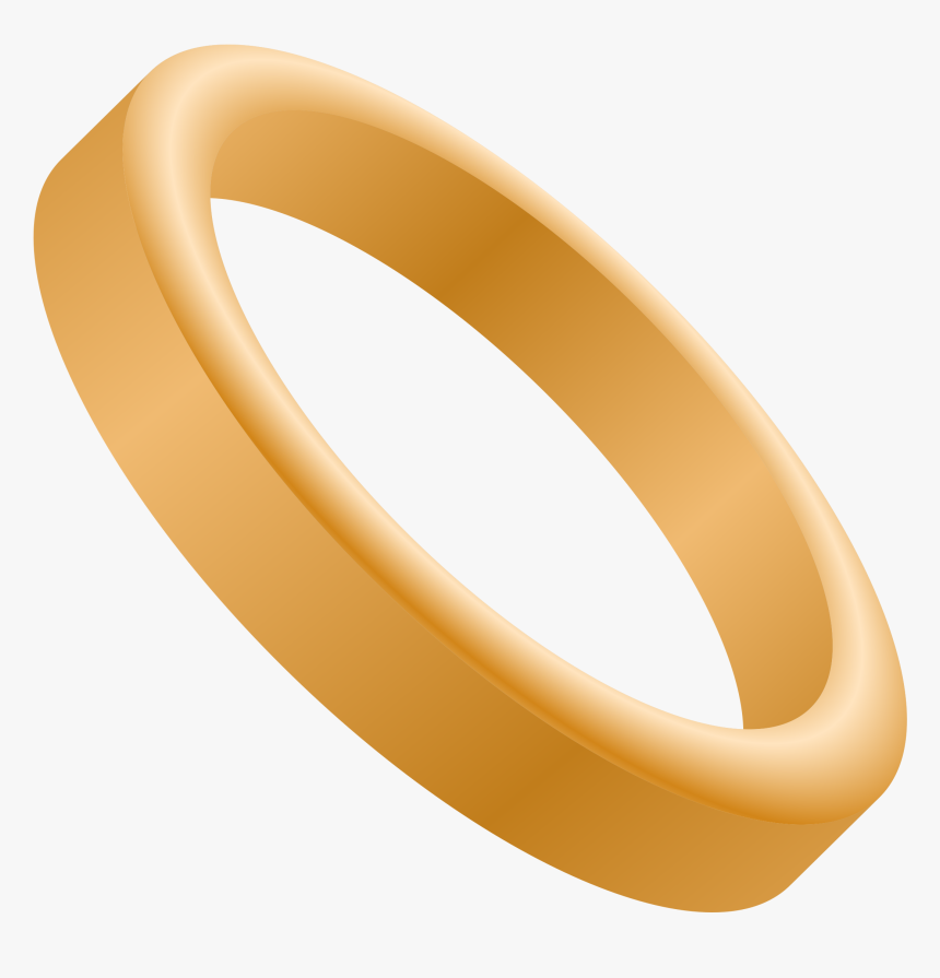 Gold Ring Clip Art, HD Png Download, Free Download