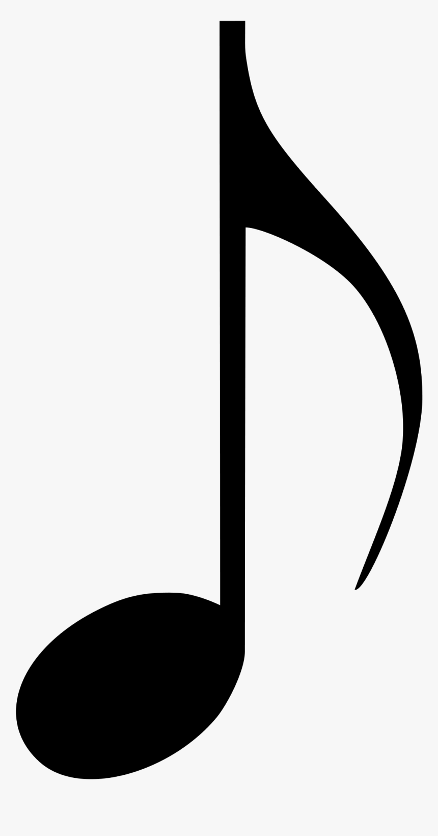 Eighth Note - Eighth Note Transparent Background, HD Png Download, Free Download