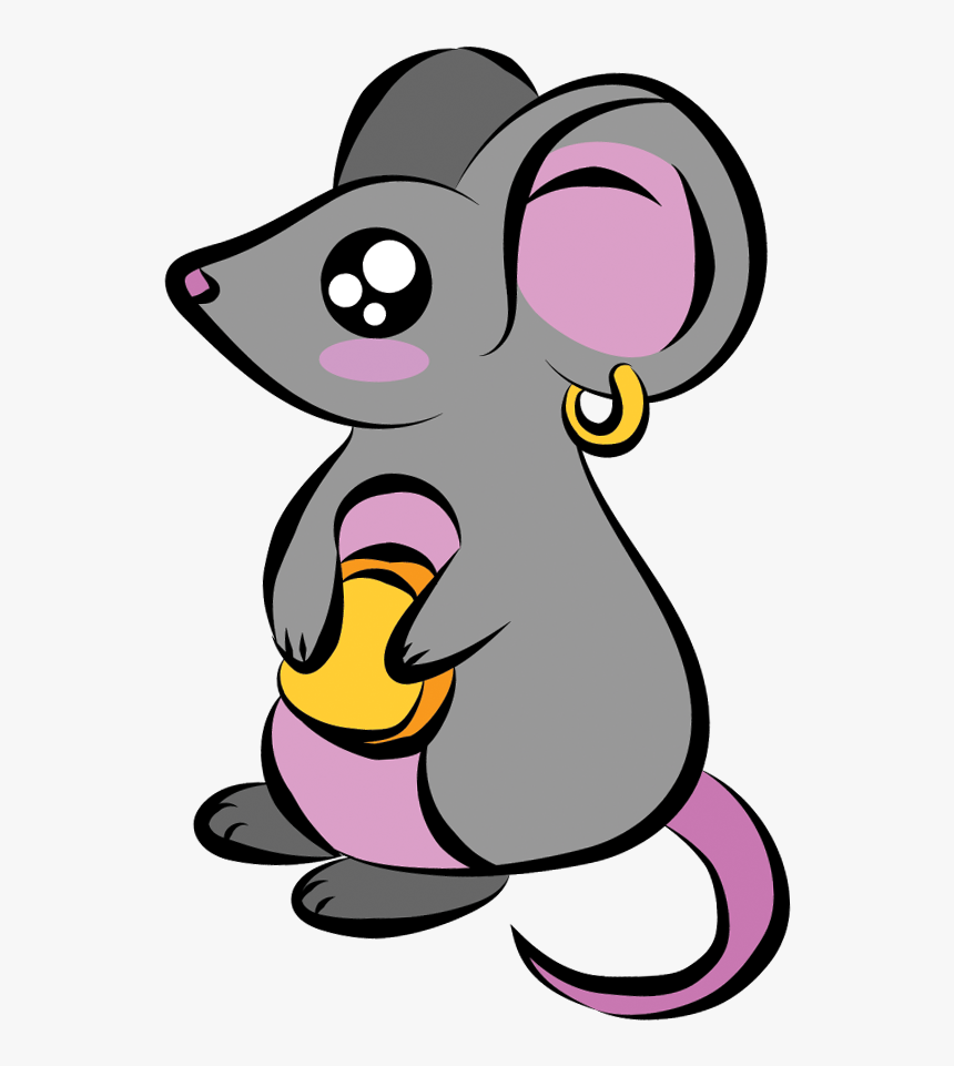 Cute Mouse, Some Artistic Flourish - Zi Wei Dou Shu, HD Png Download, Free Download