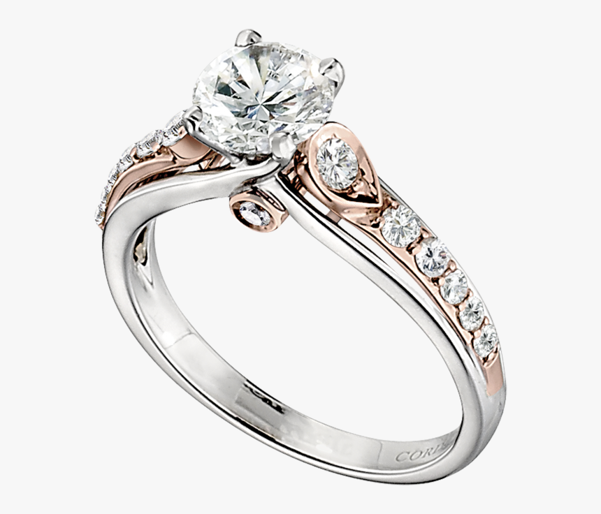 Silver Drawing Wedding Ring - Engagement Ring Drawing, HD Png Download, Free Download