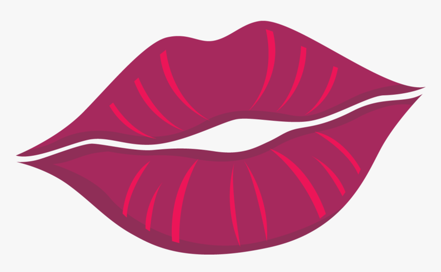 Clip Art Free Cartoon Kiss Download - Lips Cartoon Drawing, HD Png Download, Free Download