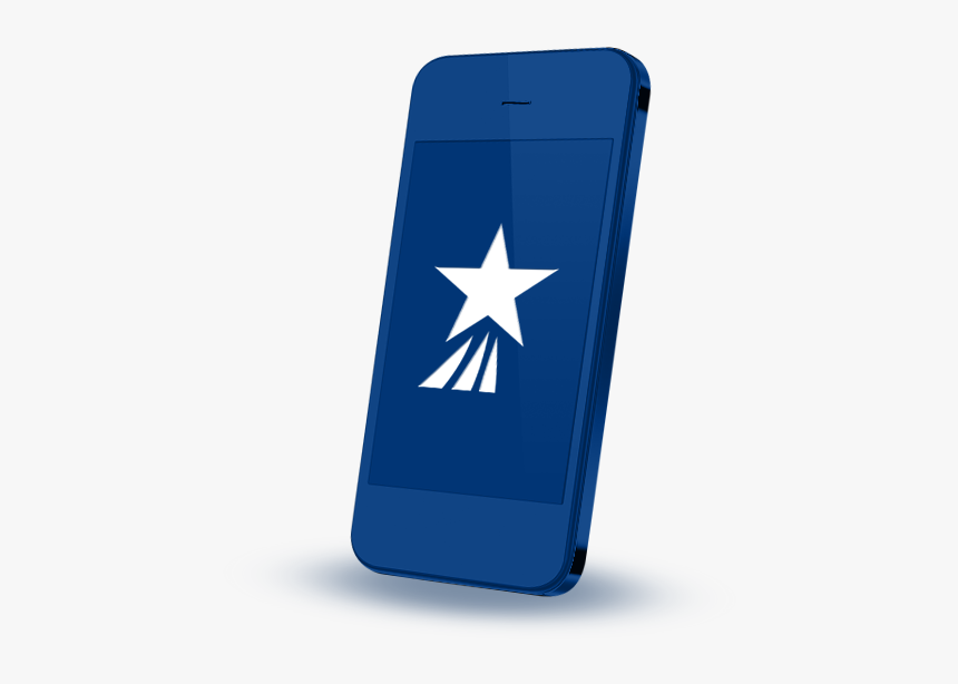 3d Blue Cell Phone Featuredcontent - Smartphone, HD Png Download, Free Download