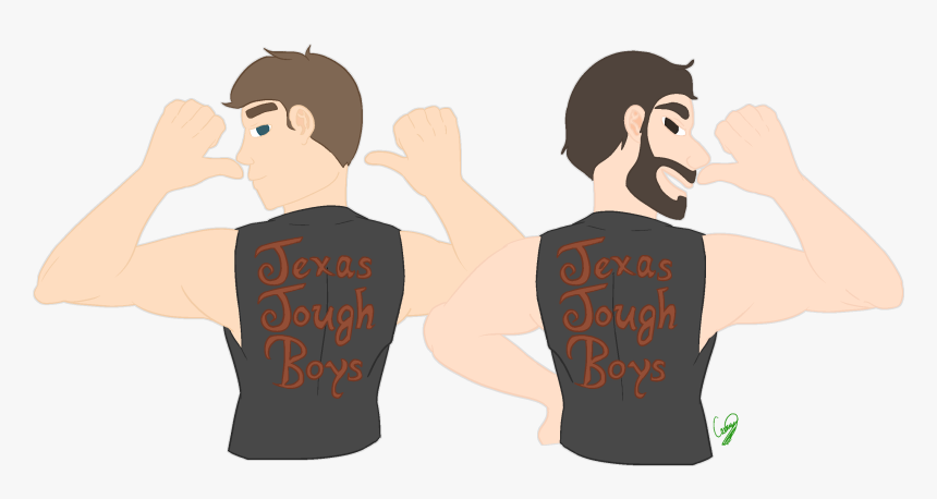 Texas Tough Boys {from The Alekhine"s Gun} - Cartoon, HD Png Download, Free Download
