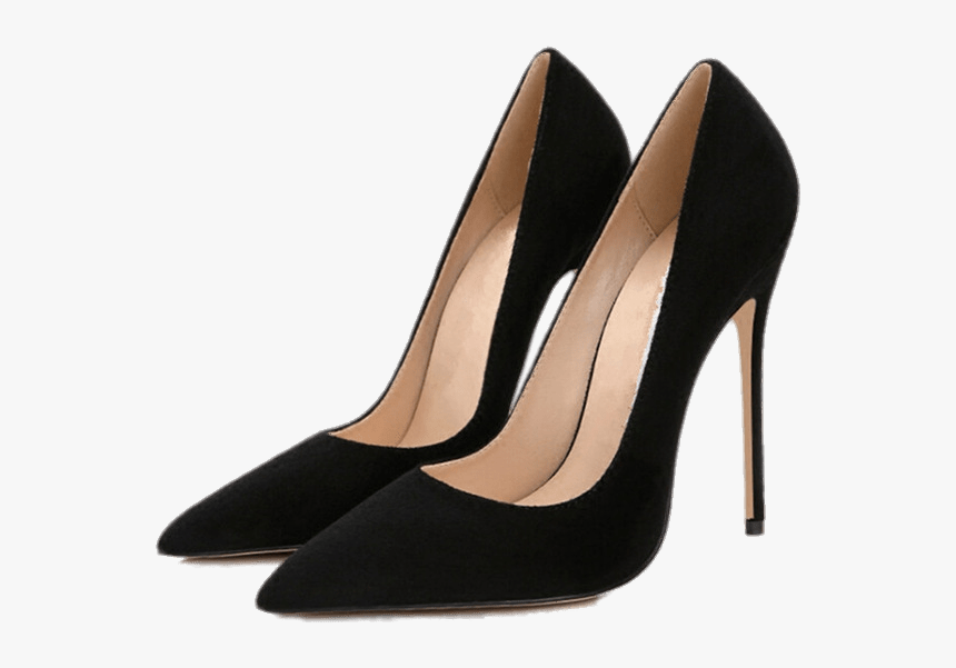 Black Stilettos - Ladies Shoes High Heels, HD Png Download, Free Download