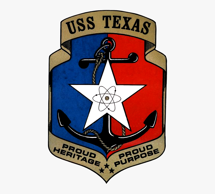 Uss Texas Insignia, 1983 - Emblem, HD Png Download, Free Download