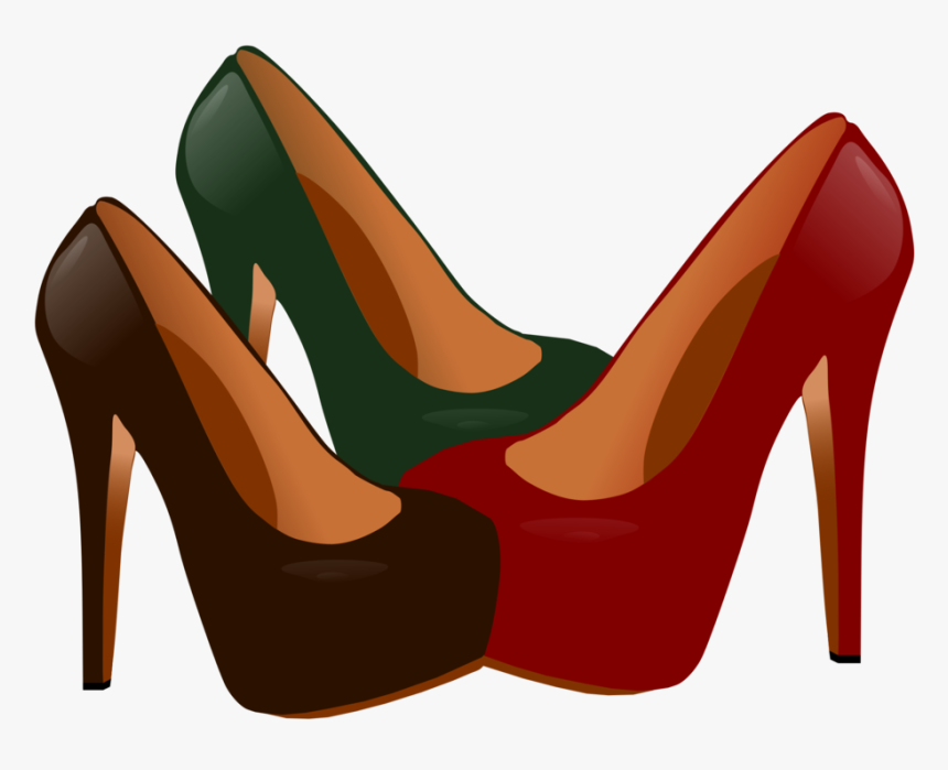 Footwear,basic Pump,high Heeled Footwear - Sepatu Wanita Vektor, HD Png Download, Free Download