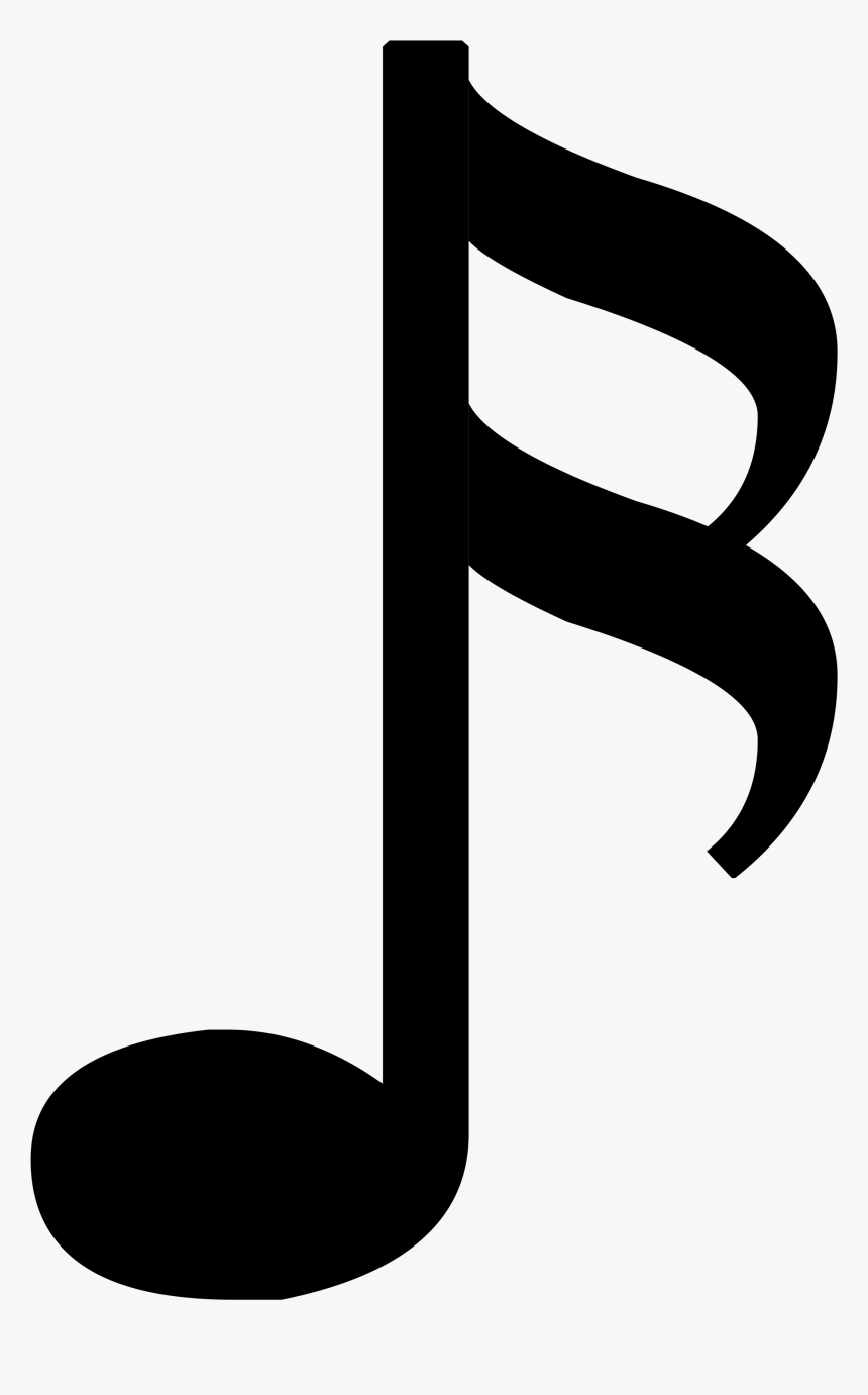 Music Note Png - 1 8 Music Note, Transparent Png, Free Download