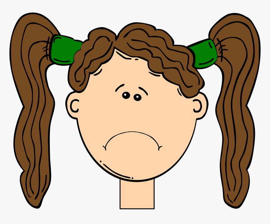 Girl Face Png Cartoon, Transparent Png, Free Download