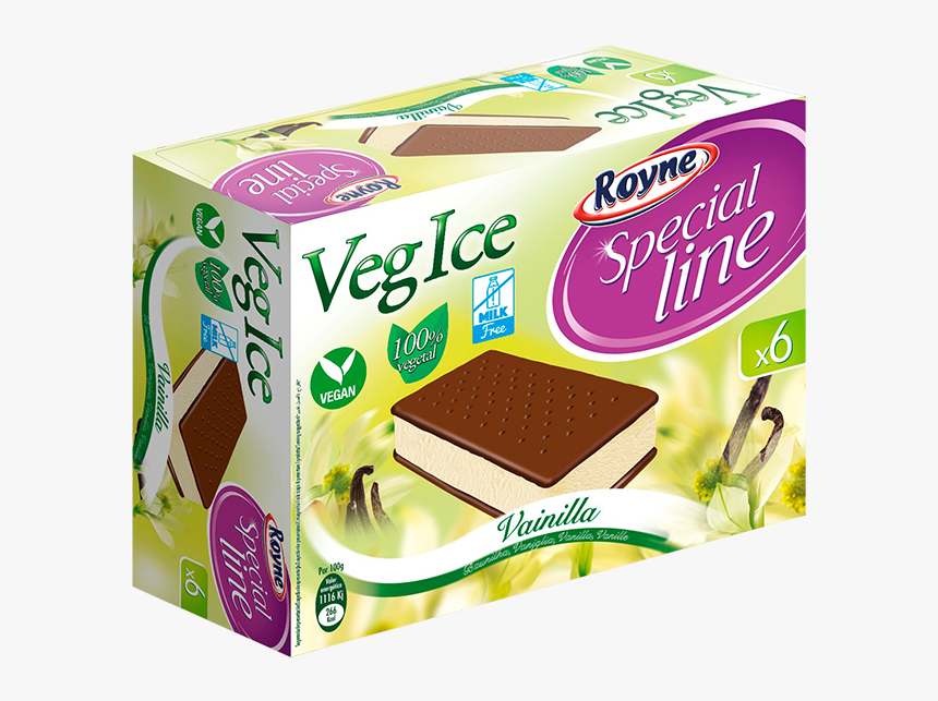 Sl Veg Ice Sandwich Vainilla - Chocolate, HD Png Download, Free Download