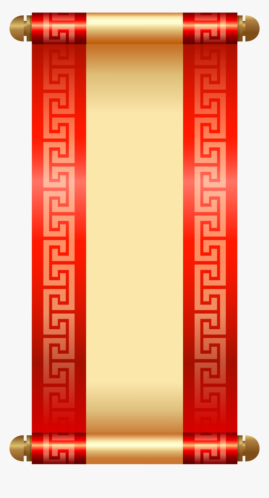 Chinese Scroll Png Clip Art - Chinese Scroll Png, Transparent Png, Free Download