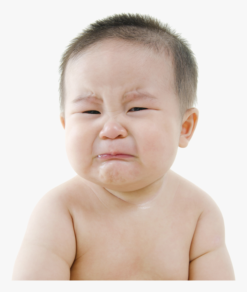 Girl Crying Png - Crying Asian Baby, Transparent Png, Free Download