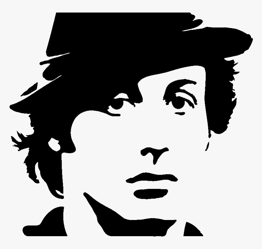 Sticker Portrait Sylvester Stallone Ambiance Sticker - Sylvester Stallone Silhouette, HD Png Download, Free Download