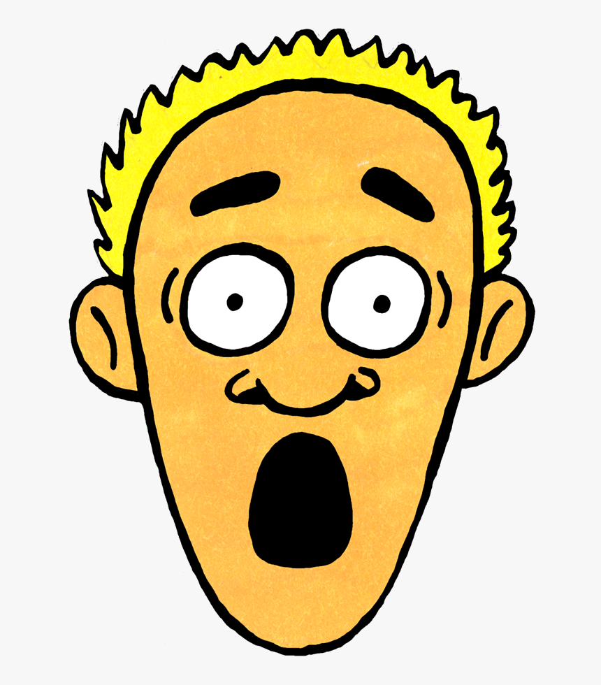 Shocked Sad Face Clipart - Shocked Clipart, HD Png Download - kindpng.