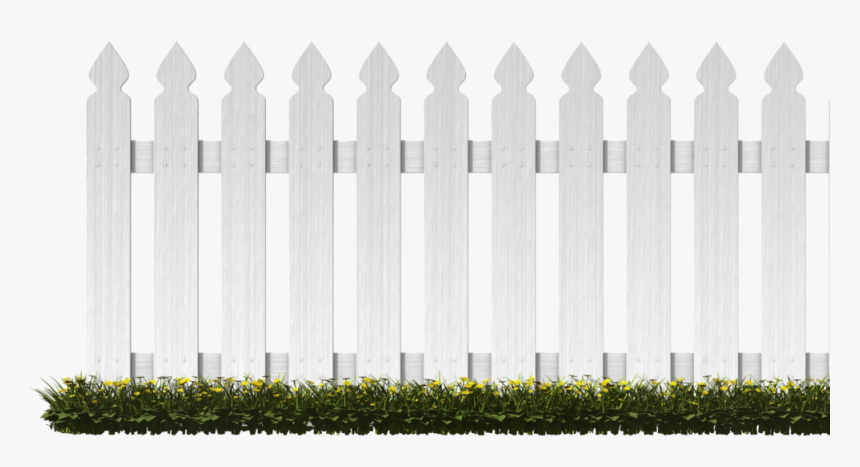 White Picket Fence Png, Transparent Png, Free Download