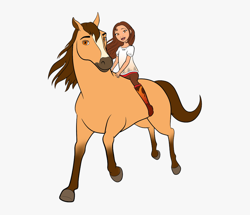 Clipart Horse Wild Horse - Spirit Riding Free Clipart, HD Png Download is f...