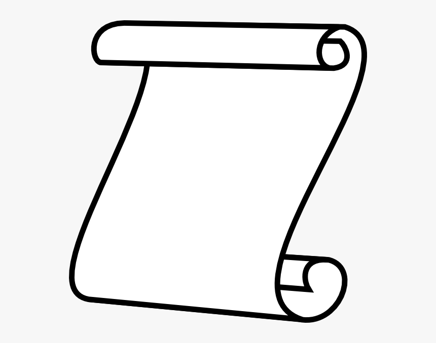 Scroll Free Content Clip Art - Blank Clip Art Scroll, HD Png Download, Free Download