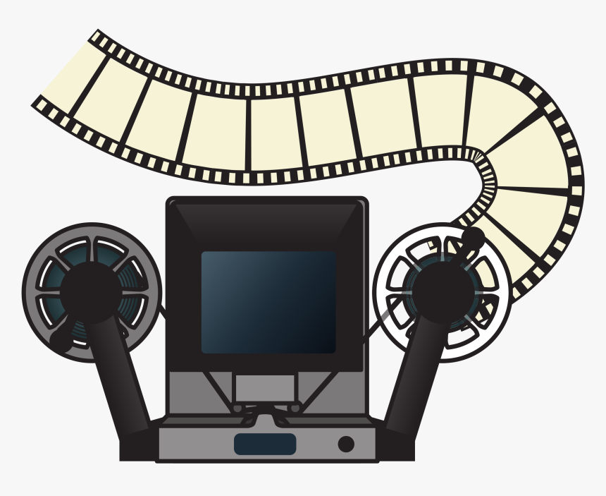 Analog Film Editing Machine Clip Arts - Movie Editing Clip Art, HD Png Download, Free Download