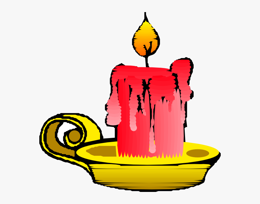 Red Candle Svg Clip Arts, HD Png Download, Free Download