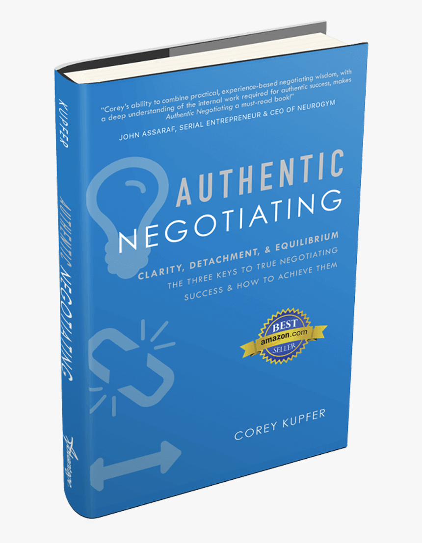Corey Kupfer - Negotiation Book, HD Png Download, Free Download