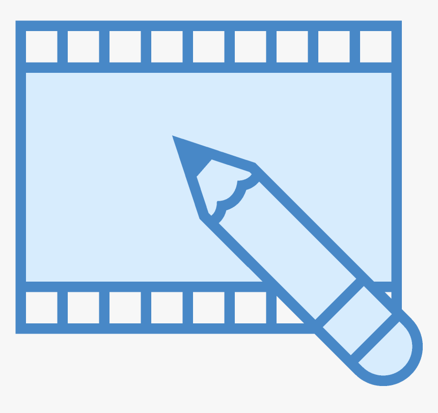 Video Editing Icon - Edicion De Video Dibujo, HD Png Download, Free Download