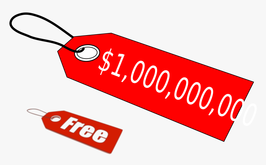 Price Tag Picture - Million Dollar Price Tag, HD Png Download, Free Download