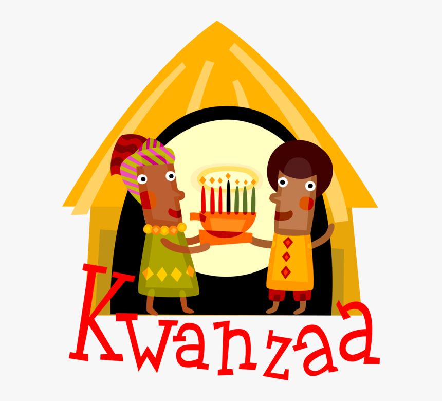 Vector Illustration Of Kwanzaa Celebration Kinara Candle - Kwanzaa Clip Art, HD Png Download, Free Download