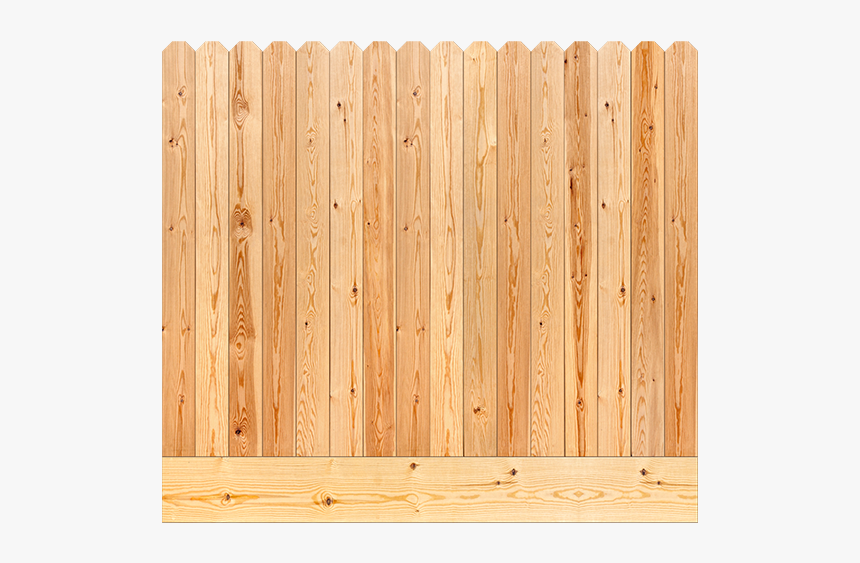 Privacy Wood Fence With Rot Board, HD Png Download, Free Download