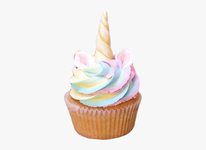 Aesthetic, Edit And Png - Unicorn Cupcakes, Transparent Png, Free Download