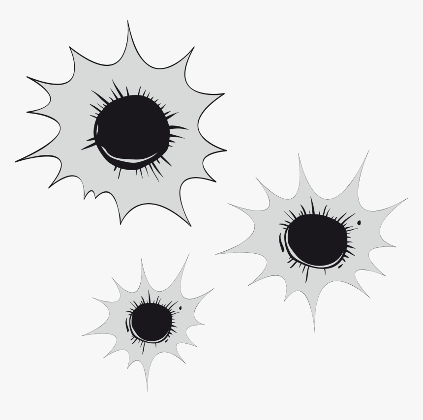 Grey Euclidean Vector - Orificios De Balas Png, Transparent Png, Free Download