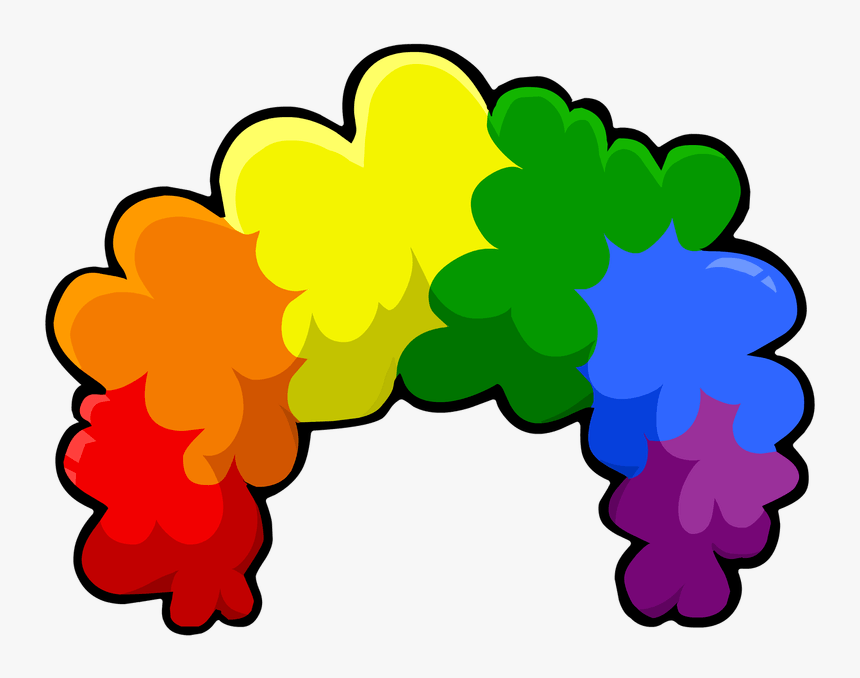 Clown Hair Png - Clown Wig Transparent Background, Png Download, Free Download