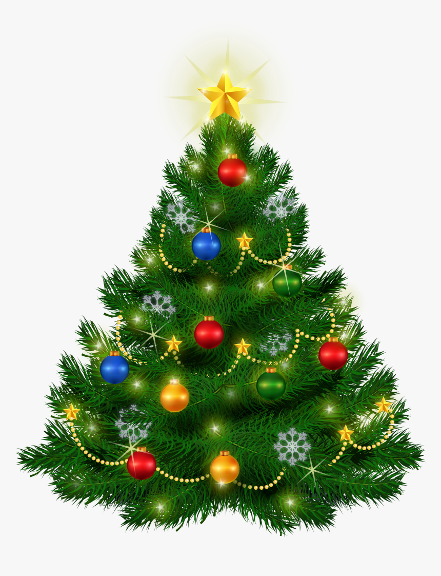 Beautiful Christmas Tree Png Clipart - Christmas Tree Png Clipart, Transparent Png, Free Download