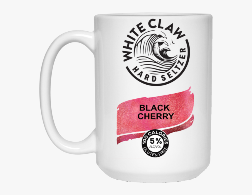 White Claw Hard Seltzer Black Cherry Mug, Travel Mug - White Claw Hard Seltzer Logo, HD Png Download, Free Download