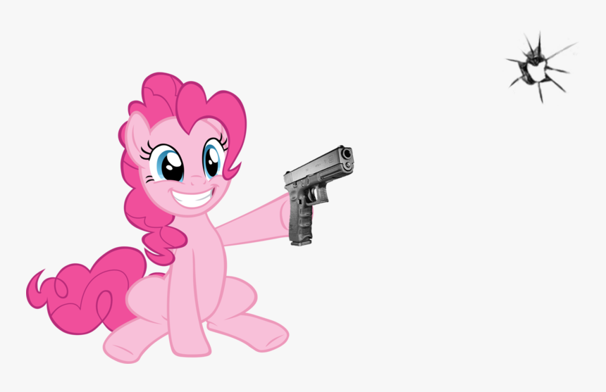 Pinkie Pie With A Gun, HD Png Download, Free Download