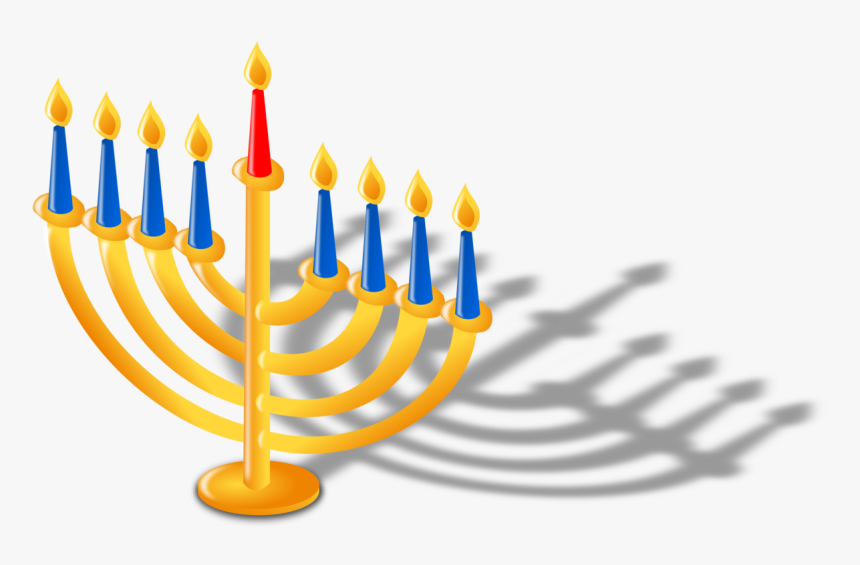 Menorah,hanukkah,candle Holder - Hanukkah Png Transparent, Png Download, Free Download