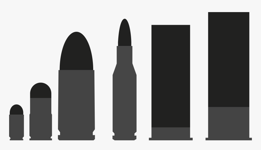 Bullet Silhouettes Clip Arts - Bullet Clip Art, HD Png Download, Free Download