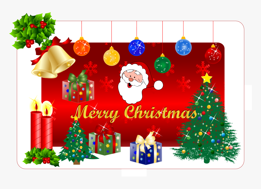 Christmas Gift Vector - Christmas Wallpaper Santa Claus, HD Png Download, Free Download