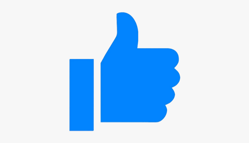 #facebook #like #love #react #blue #emoji - Fb Messenger Like, HD Png Download, Free Download