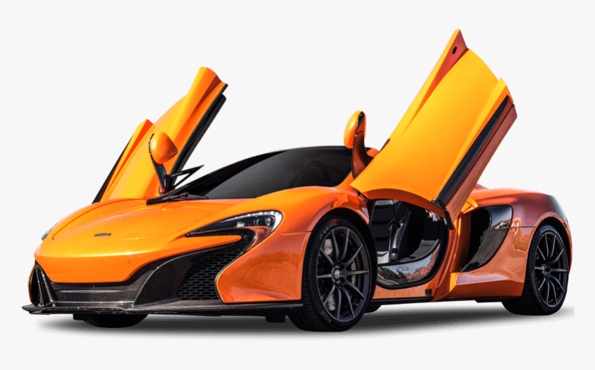 Mclaren-automotive - Orange Sports Car Convertible, HD Png Download, Free Download