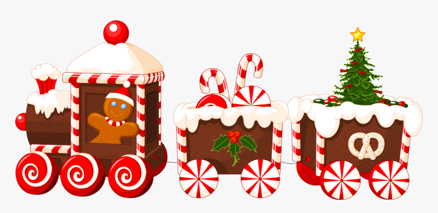 Soloveika Gingerbread Clip - Transparent Christmas Train Png, Png Download, Free Download