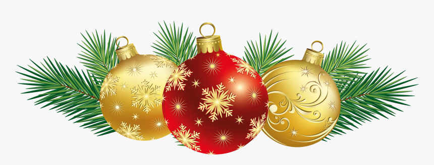 Decoration Clipart January - Christmas Ornaments Clipart Free, HD Png Download, Free Download